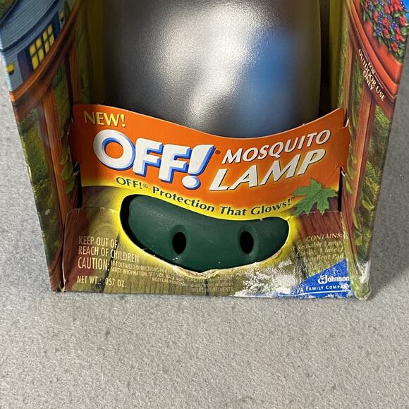 New Off! Mosquito Lamp - 1 Reusable Lamp, 1 Candle, 1 Insect Repellent Pad - Picture 2 of 5